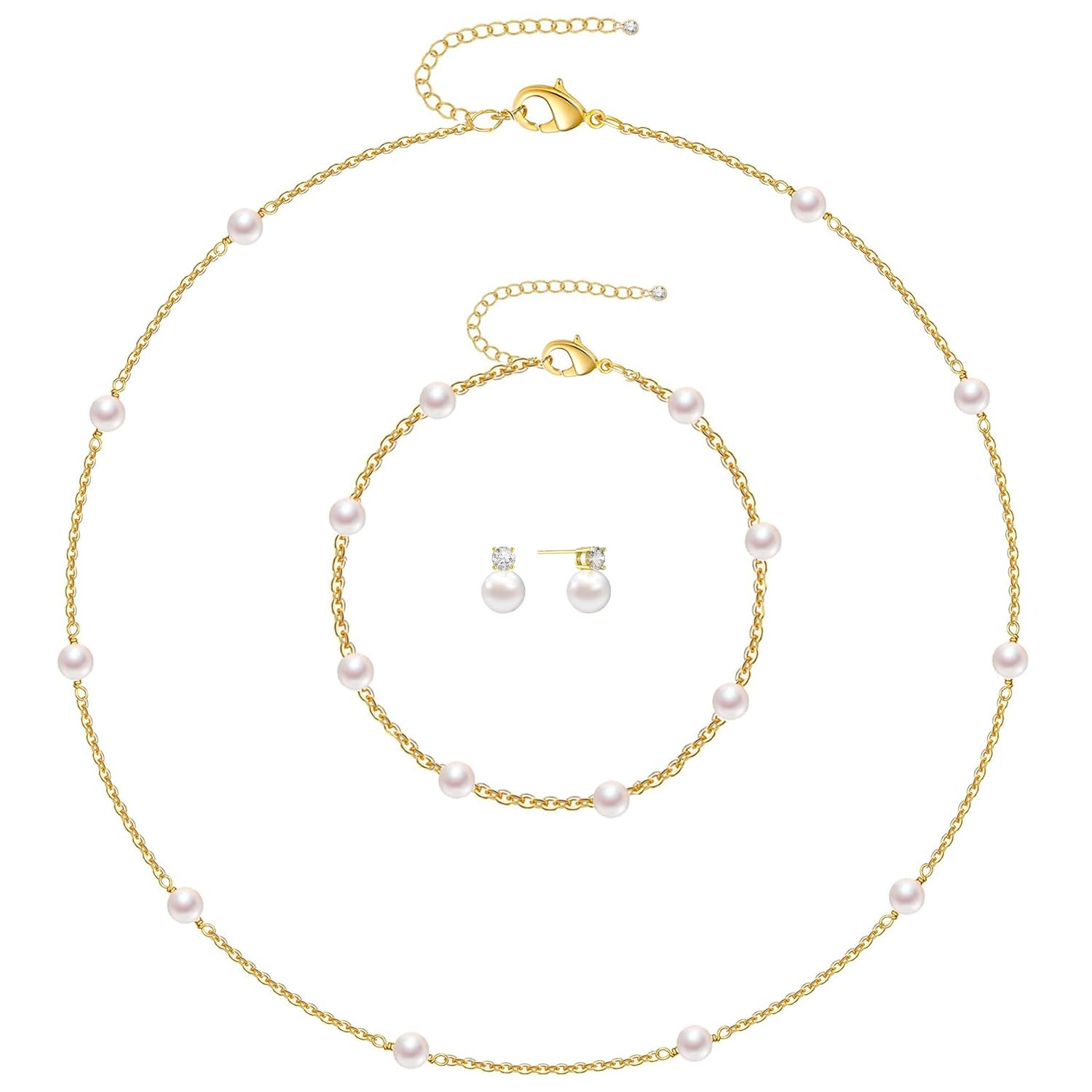 RMOYI Gold Jewelry Set for Women Dainty 14K Gold