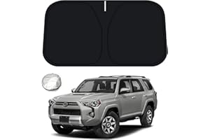Bestview Windshield Sun Shade Compatible with 2010-2024 Toyo-ta 4 Runner, Front Window Sunshade Sun Visor Protector Block UV Rays Heat, Foldable 2 Layers 210T Material