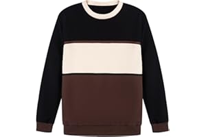 Bienzoe Boys Knit Crewneck Sweatshirt: Kids Long Sleeve Casual Pullover – Comfort for Family Home Fall School