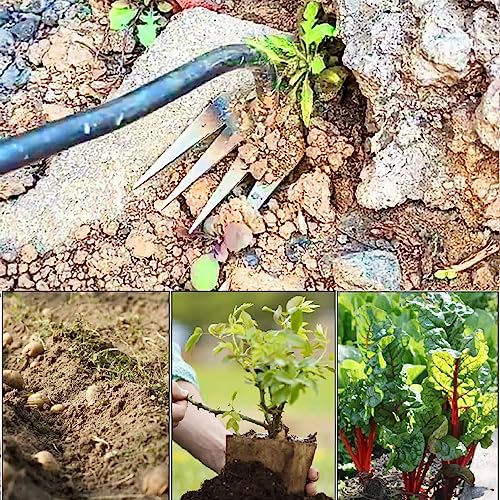 4 Teeth Manganese Steel Garden Weeder Tool - Hand Weeder Puller For Easy Weed Removal