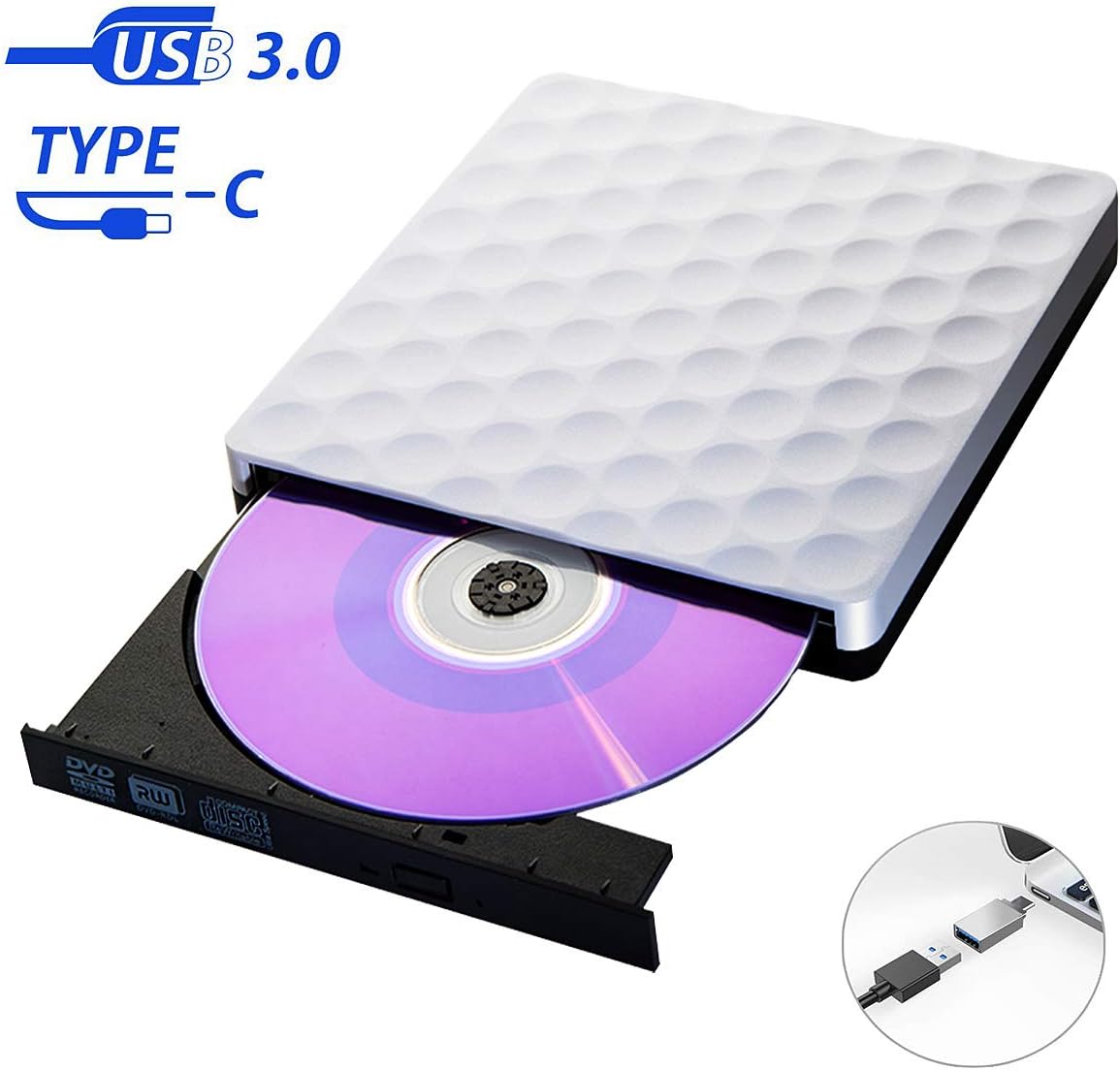 Externes CD/DVD Laufwerk USB 3.0 und