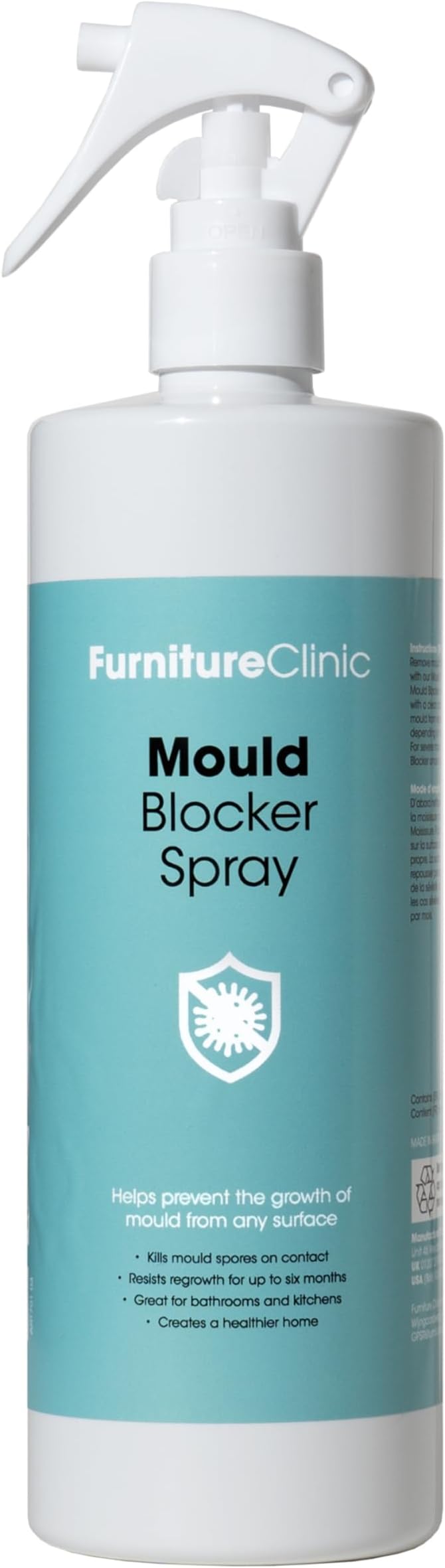Furniture Clinic Mould Blocker Spray 500ml - Anti Mould & Mildew Remover