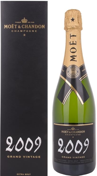 Moet & Chandon Grand Vintage Extra Brut mit Geschenkverpackung 2009 Champagner (1 x 0.75 l)