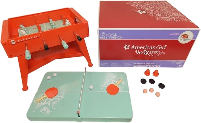american girl doll game night set