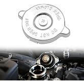 Radiator Cap T-16 16 PSI Original Equipment Replacement with Dual Lug Design, Sealed Cooling System Pressure Cap, Universal Fit for Most Cars (Silver)