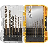DEWALT Cobalt Alloy Steel Drill Bit Set with Pilot Point, 14-Piece (DWA1240)
