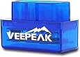Veepeak Mini Bluetooth OBD2 Scanner for Android, Car OBD II Diagnostic Scan Tool Check Engine Light Code Reader, Supports Torque Pro, OBD Fusion, DashCommand, Car Scanner App