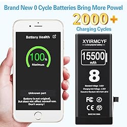 XYIRMCYF 15500mAh Super Capacity Battery Compatible
