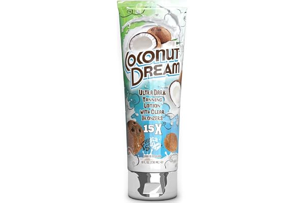 Fiesta Sun Coconut Dream Ultra Dark Tanning Lotion with Clear Bronzer
