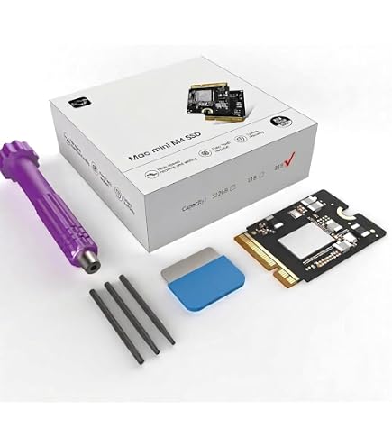 Amazon.com: NURUBRM 2025 M4 Mac mini Pro 4TB SSD Replacement