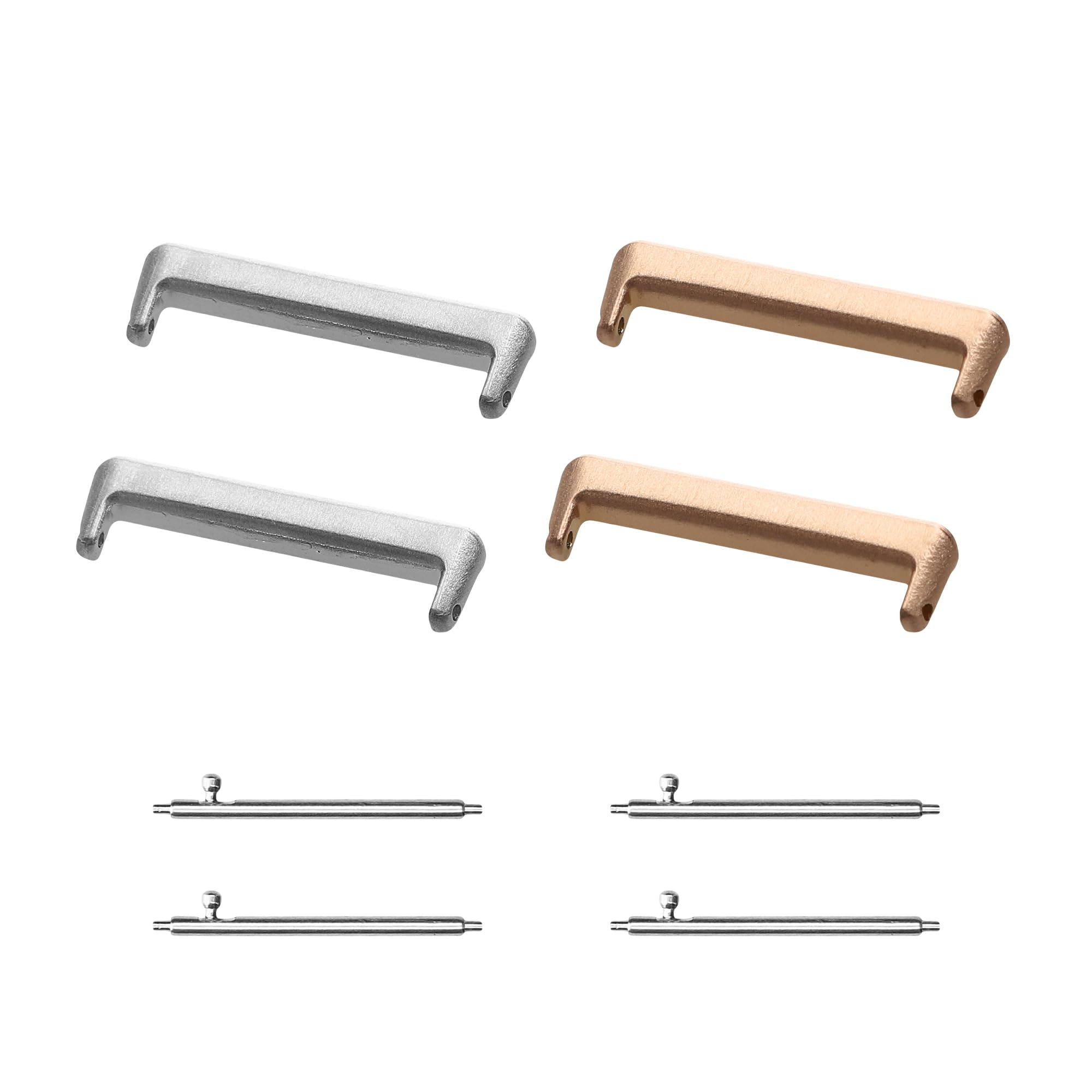 kwmobile Watch Strap Connecting Adapter Compatible with Huawei Watch Fit 3 / Fit 4 - For 20mm straps - 4x - No Tools Required