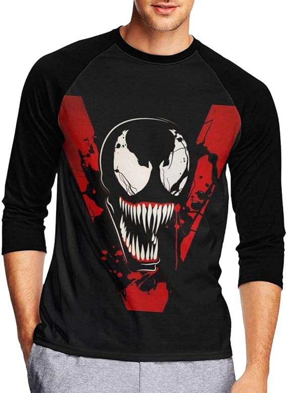 Amazon Co Jp Venom ヴェノム メンズ Tシャツ 七分袖 軽い 柔らかい トレーナー おしゃれ インナー ファッション かっこいい 服 ファッション小物