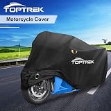Toptrek 210D Motorcycle Cover XXXL 104x41x52in Waterproof UV Windproof view 7