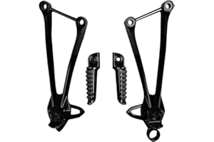 TCMI Foot Pegs Footpegs Motorcycles rear Passenger Bracker Footrest for Kawasaki ZX6R 09-24，ZX10R 08-10