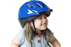 Joovy Noodle Multi-Sport Helmet S-M, Kids Adjustable Bike Helmet, Blueberry