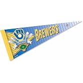 Brewers 90's Throwback Full Size Pennant Flag