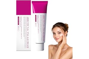 1/2 Jar Arbutin 7% + Tranexamic Acid 4% Cream, Lightweight Brightening Moisturizer, with Niacinamide and Glutathione, Gentle 