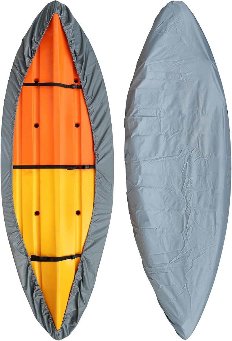 doorslay Kayak Cover Waterproof UV Resistant Outdoor Storage Dust Cover