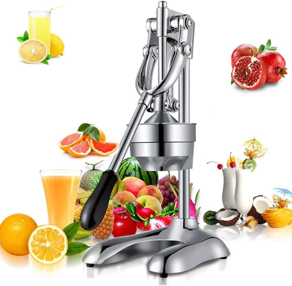 XYWN Orange Juicer Manual Stainless Steel Chrome Citrus