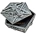 Knights Templar Pentagram Sabbatic Goat Baphomet Satan Faux Stone Jewelry Box