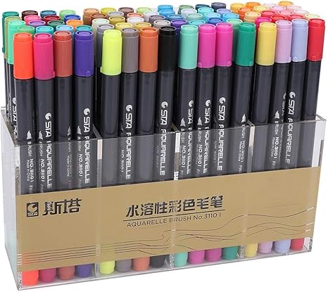 Amazoncom Acrylic Paint Pens Dual Tip Water Soluble
