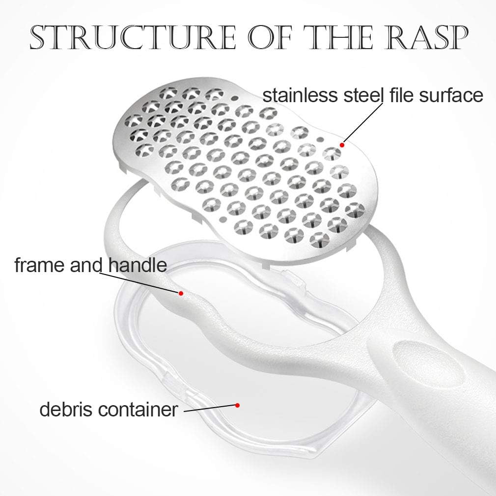 Pedicure Rasp Foot File with Debris Catcher - Image 5
