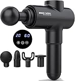 Massage Gun Deep Tissue - Back Muscle Massager w/High Torque Motor for Back Pain, Shoulder, Neck, Body, All Muscles Recover & Massage