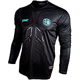 Rinat Brave Adult-Medium Soccer Goalkeeper Jersey Black/Aqua