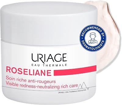 Uriage Roséliane Anti-Redness Rich Face Cream 50ml Hydrates Soothes Redness
