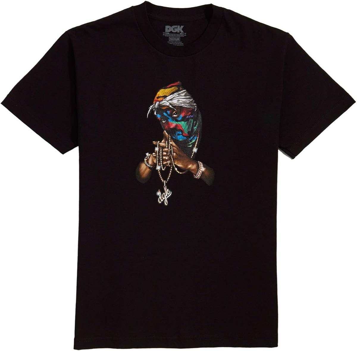 DGK Westside TShirt Black XXL Clothing