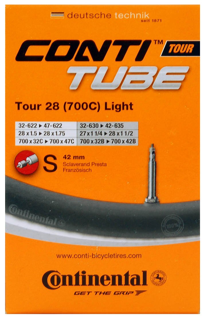 Continental Tube Con Tour 28Light 700C Pres