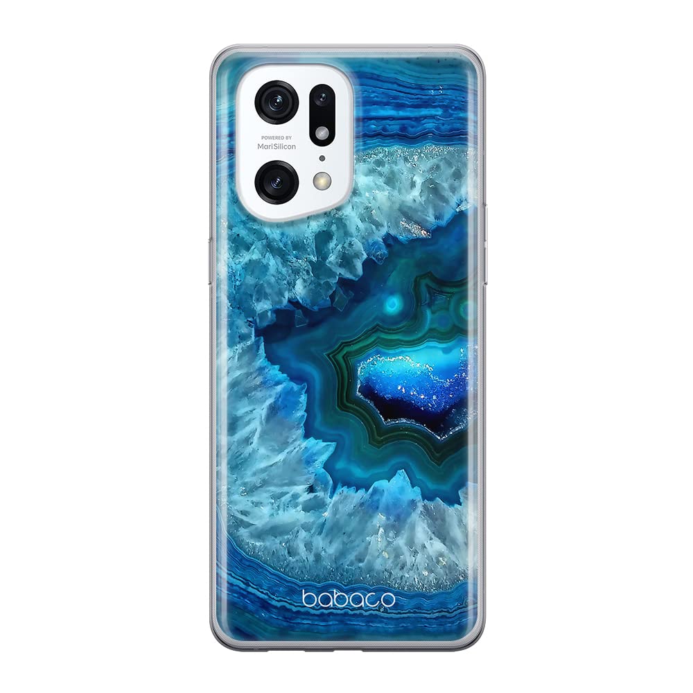 Babaco ERT GROUP mobile phone case for Oppo FIND X5 PRO original and officially Licensed pattern Abstrakt 001 optimally adapted to the shape of the mobile phone, case made of TPU