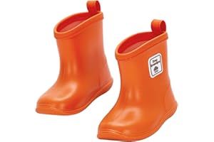 NQTOER Toddler Kids Rain Boots for Boys Girls Easy-on Lightweight Waterproof Rainboots Baby