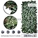 Windscreen4less Artificial Expandable Ivy Leaf Faux Leaves Privacy Fence Screen for Outdoor Indoor Backyard Patio Balcony (Double Sided Leaves, 1 Pack)