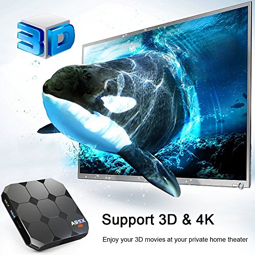 Android TV Box 7.1.2, Smart A95 R2 2GB Ram 16GB with Amlogic S905w Quad Core 2.4G Wifi 4K HD Support, IR Remote - Thumbnail 3
