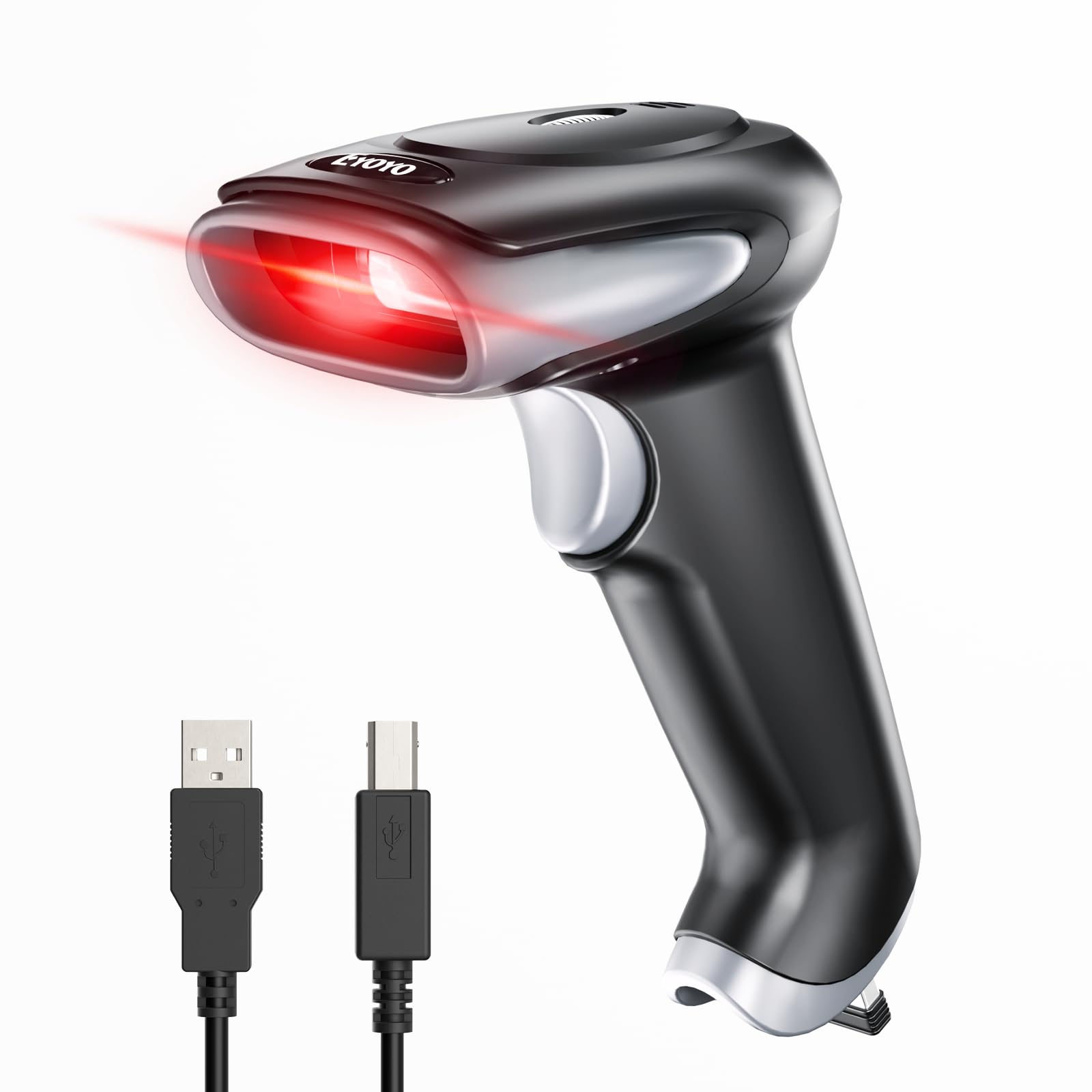 Eyoyo 2D Bluetooth Wireless Barcode Scanner, 2500mAh Cordless Handheld USB-Enabled QR & Barcode Reader for Libraries, Warehouses, Compatible with iPad, Android, iPhone, & Laptops Visit the Eyoyo Store