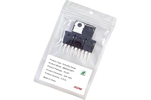 (Pack of 5pcs) MBR40100PT ASEMI TO-247/3P Package Schottky Barrier Diode 40a 100v with Heat Sink for Transformer
