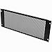 Navepoint 4U Blank Rack Mount Panel Spacer with Venting for 19-Inch Server Network Rack Enclosure Or Cabinet Black