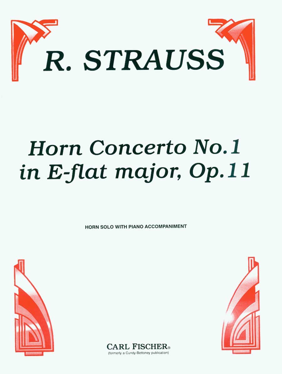 Horn Concerto No 1 In E Flat Major Richard Strauss 9780825822384 Amazon Com Books