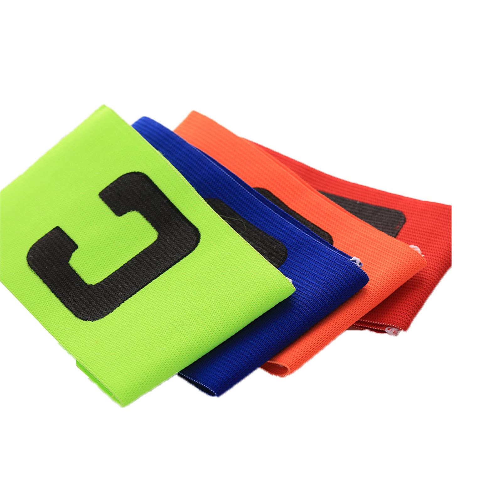 Tokaneit Football Captain's Armbands Elastic Armbands with Adjustable Size Sports Fitness Bracelets Elastic Armbands 5 Pieces for Children and Adults 30 x 7 cm