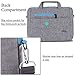 BRINCH Laptop Bag for Men Women Business Briefcase Shoulder Messenger Bag Water Resistant Portable Computer Carrying Sleeve Case Fits 15-15.6 Inch Laptop, Gray