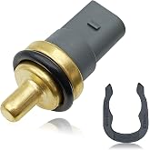 SYudwen 06A-919-501-A Coolant Temperature Sensor Compatible with VW Touareg Beetle Jetta Passat Golf GTI Eos, Audi TT A3 S6 A4 Quattro Q7 S5 A6 Engine Temperature Sensor Sender