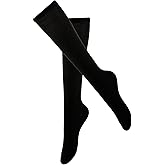 JHSSFSK Knee High Socks for Women, Long Tall Knee Tube Socks