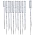 Zkupanx 20 PCS 3ml Dropper Pipettes - Disposable Pipettes Dropper for Accurate Liquid Transfer, Perfect for Essential Oils, Resin, Crafts, Labs, Kids Activities - Plastic Pipette, Droppers