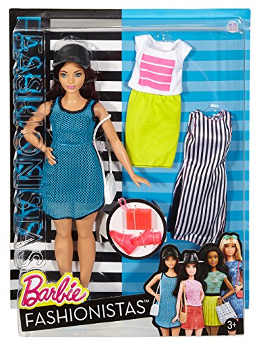 Barbie Fashionistas Doll Fashions So Sporty Curvy Darkhaired - 