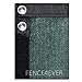Fence4ever 5'x50' 5ft Tall Green Fence Privacy Screen Windscreen Shade Cover Mesh Fabric (Aluminum Grommets) Home, Court, or Construction