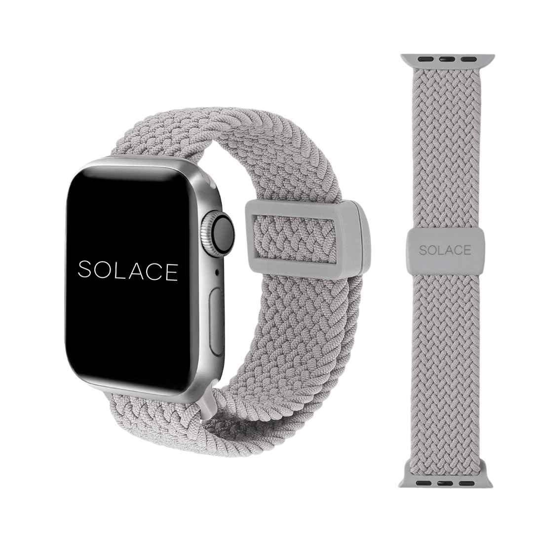 Photo 1 of Solace Bands Imperium Adapt Wide Adjustable Nylon Braided Watch Band - Compatible with All Apple Watches - Solace Apple Watch Bands for Women & Men - Smart Watches Band Series 11-1, Ultra, SE