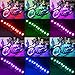 10 PODS Motorcycle LED Accent Glow Neon Light – Multi-Color Ground Effect Atmosphere Lights with Wireless Remote Controller for Harley Honda Kawasaki Suzuki Ducati Polaris KTM BMW (10 PODs-60 LEDs)thumb 4