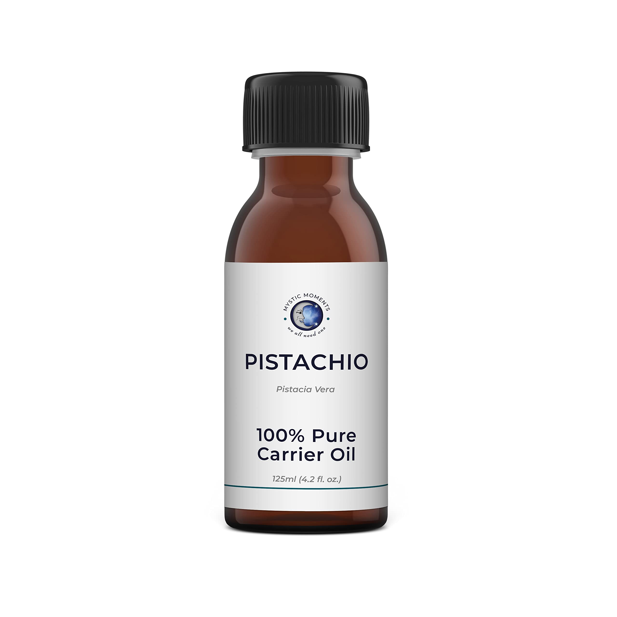Mystic Moments| Pistachio Carrier Oil 125ml | Pistacia Vera | Lightweight Moisturising Oil for Skin & Hair | Ideal for Skincare, Massage & Cosmetic Use | Smooth Conditioning