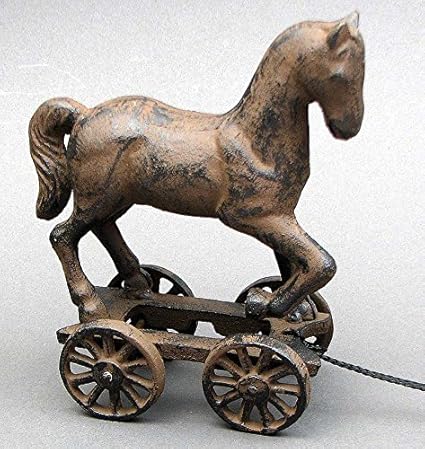 horse on wheels toy